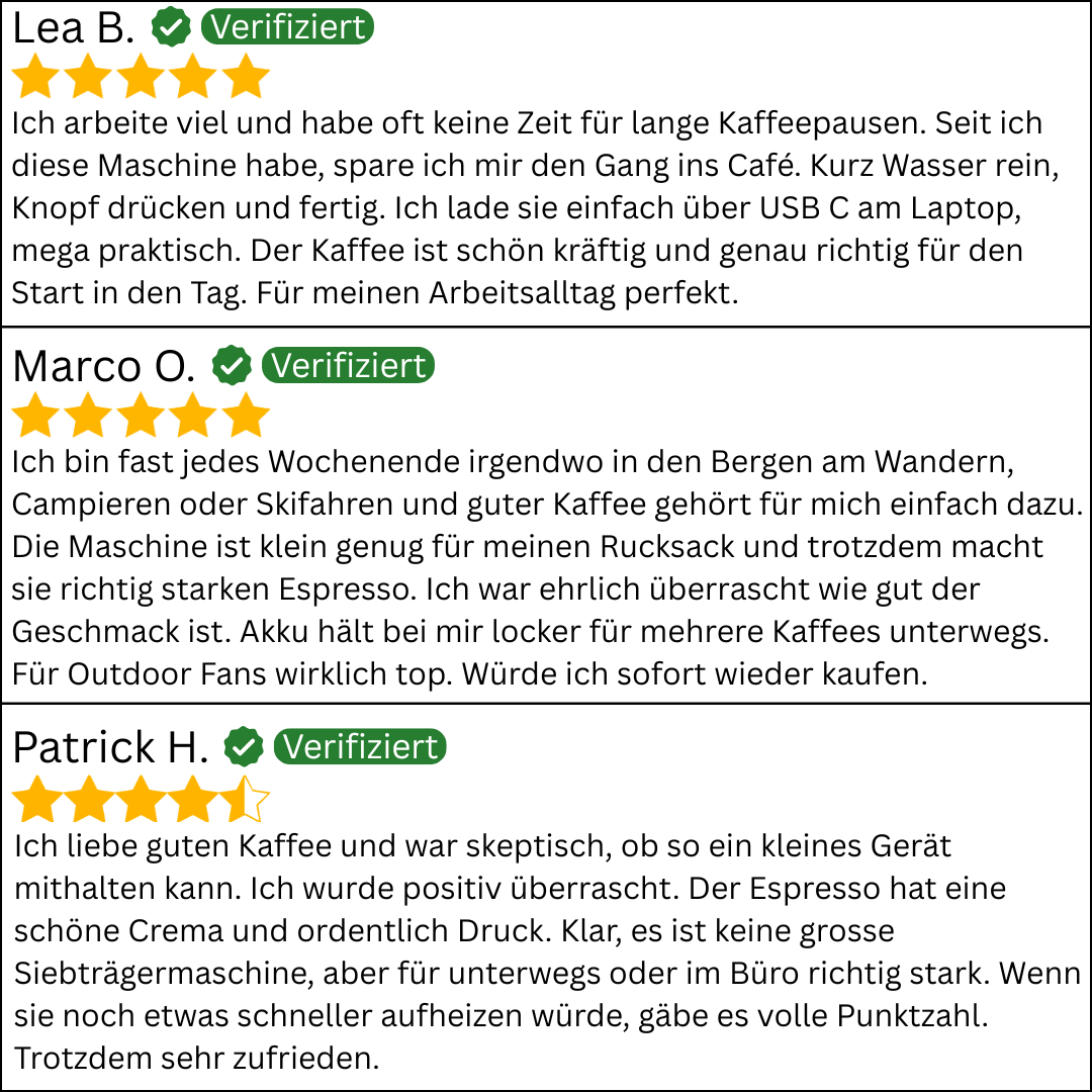 GoEspresso -Espresso Genuss wo immer du willst